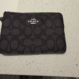 Coach Black Signature Clutch